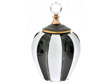 Ваза с крышкой диам16x26,5см