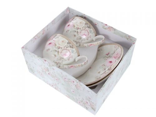Чайный набор 4 пр "Английская роза" 250 мл