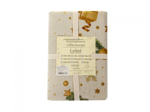 Скатерть "Рождественская история"/Baloo Lurex,  140х260см