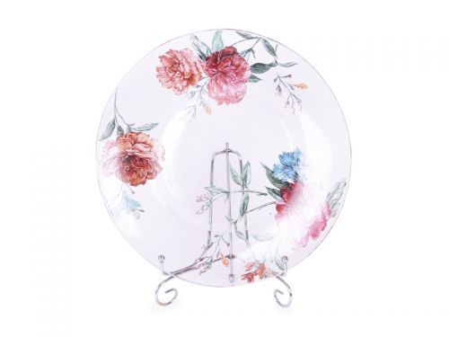 Блюдо стеклянное "Камелия" 27см