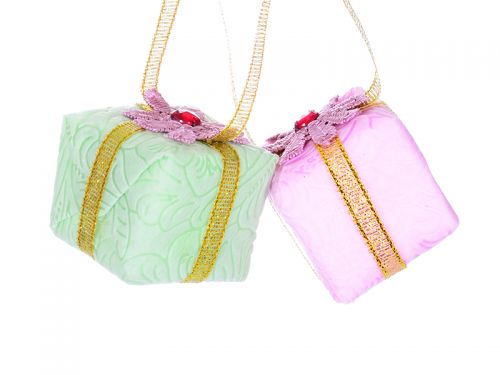 Набор украшений "Розовая жемчужина" 18шт 4х4см