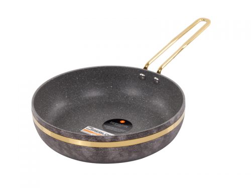 Набор из 4 предметов Brioni "Royal Stone Sandstone gold" (кастрюля 18 см, 2,5 л/ кастрюля 24 см, 5 л