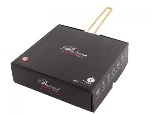 Сковорода Brioni антипригарная "Royal Stone Sandstone gold" 24x6 см, 3,5 мм толщ.