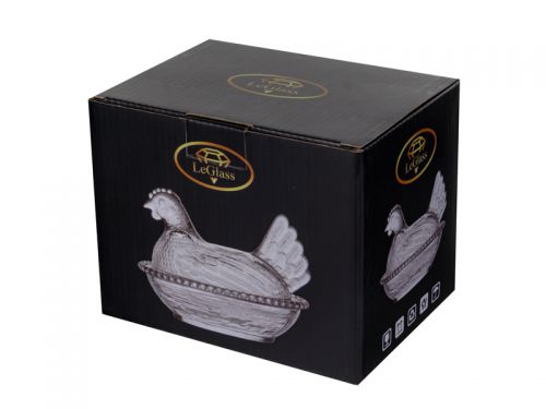 Емкость для хранения "Курочка" 15,5х11,5х11,5 см 240 мл.