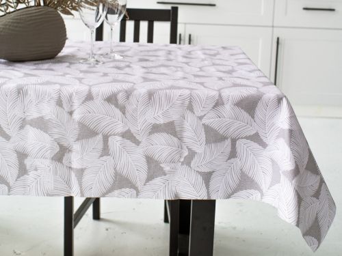Скатерть водоотталкивающая "Pineto gris" 140х140см