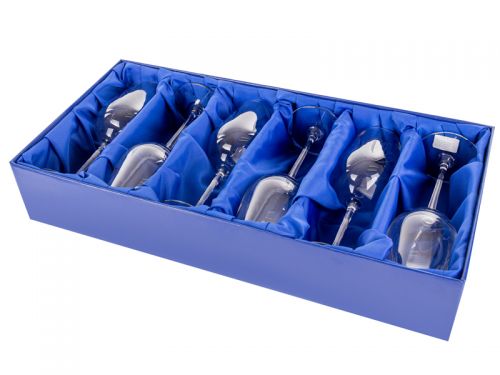 Набор фужеров винные "Heman" 6 шт. ручная работа