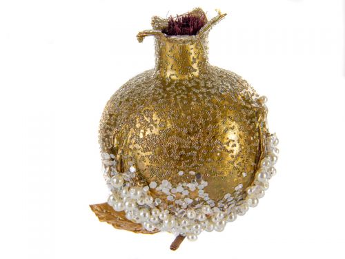 Елочное украшение "Гранат" 10х8см