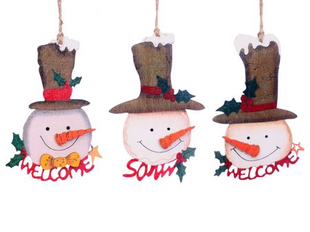 Украшение декоративное 8х12см в ассортименте (мдф)