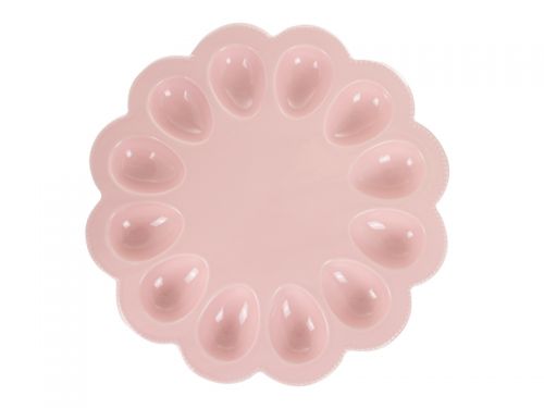 Подставка под яйца розовая 30х30х3см