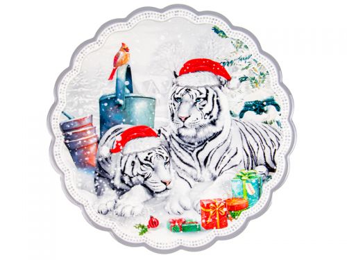 Досточка сервировочная "Тигр" 18 см