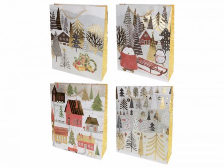 Подарочный пакет 26х32х10 см (бумага)