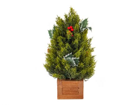 Можжевельник в горшке 35 см (пластик/дерево)