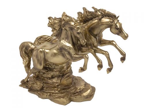 Фигурка декоративная "Пара лошадей" 36х14,2х31,2 см
