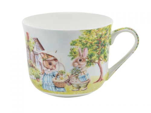 Чайный набор "Кроличьи истории" 2 предмета 470 мл
