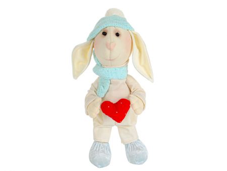 Мягкая игрушка зайчик 34 см
