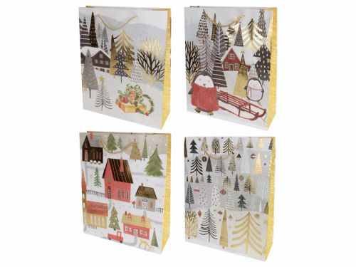 Подарочный пакет 26х32х10 см (бумага)