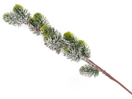 Ветка декоративная хвойная 70 см (пластик)