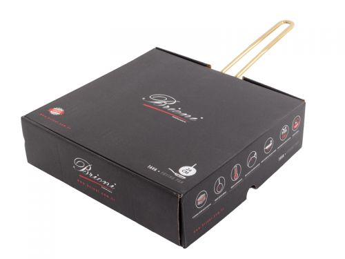 Сковорода Brioni антипригарная "Royal Stone Ti̇gereye Gold" 24x6 см, 3,5 мм толщ.