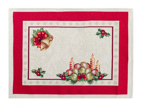 Салфетка гобеленовая "Corona natale" 35x45 см