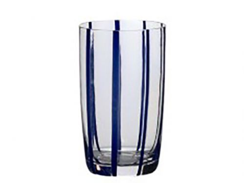 Бокал для воды Blue Stripe h 13 d 8 см