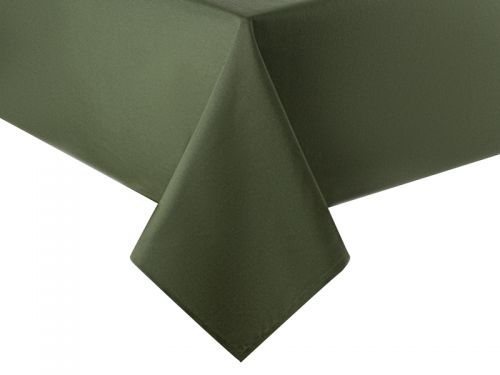 Скатерть 160x240см зеленый однотонный