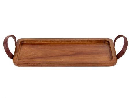 Поднос сервировочный 30х12х1,8 см (дерево)