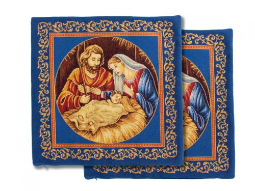 Наволочка гобелен sagrada familia lurex 45х45см