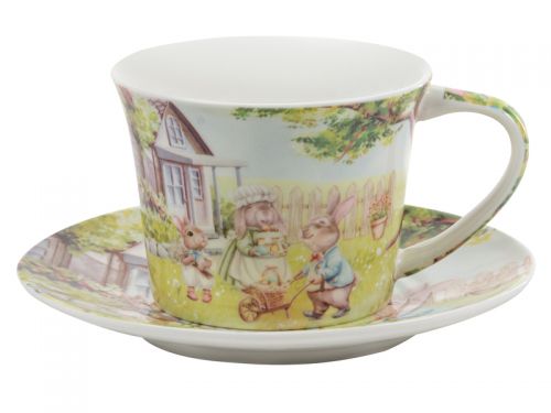 Чайный набор "Кроличьи истории" 4 предмета 220 мл