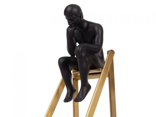 Статуэтка "Раздумье" 31 см  (металл/полистоун)