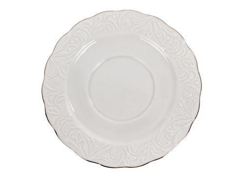 Чайный набор 12 предметов 220мл с золотом