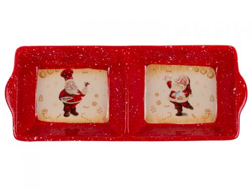 Блюдо для закусок "Санта" 27,5*11*4см