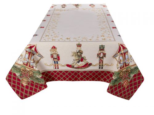 Скатерть гобелен "Щелкунчик" круг диам 140см