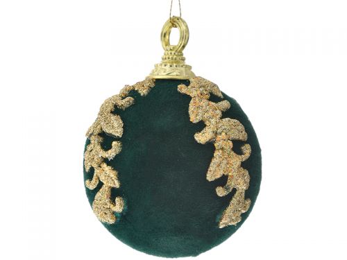 Набор из 6-ти шаров темно-зеленый, 8см