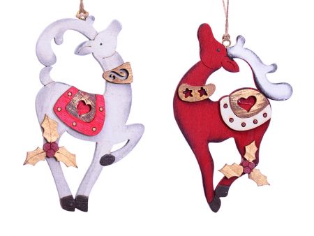 Украшение декоративное 13х9см в ассортименте (мдф) упаковка 48шт