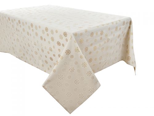 Скатерть тефлоновая "Karen lurex teflon  natural" 160х180см