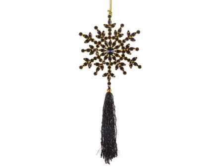 Украшение декоративное черный 15 см + 18см