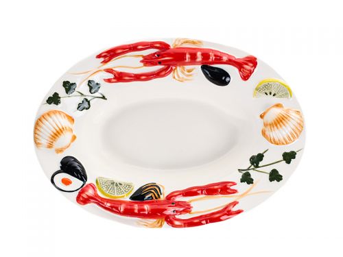Блюдо овальное "Лобстер" 31х22,5х6,5см