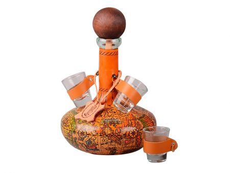 Набор для виски 4 пр. ( бутылка+3 рюмки)