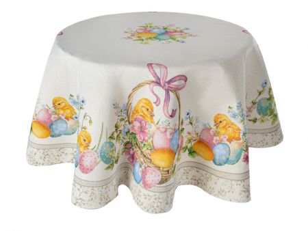 Скатерть гобелен круг 