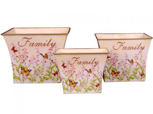 Набор кашпо 3шт 11х13х16см