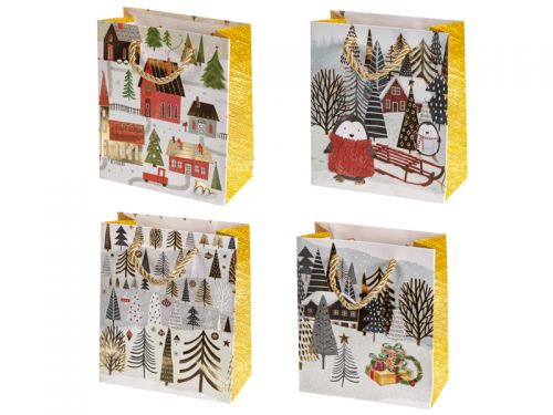 Подарочный пакет 12х16х9 см (бумага)