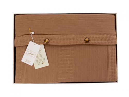 Комплект постельного белья "Bryno beige" ранфорс жаккард евро 200x220+4н.50x70 см