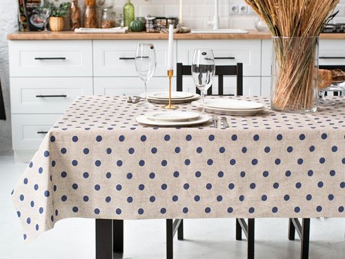 Скатерть водоотталкивающая "Max punto azul" 140х180см