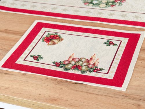 Салфетка гобеленовая "Corona natale" 35x45 см