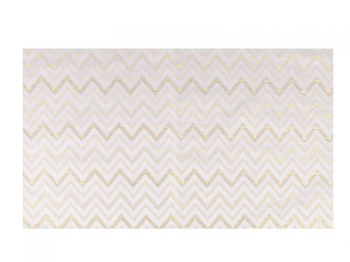 Набор салфеток под тарелку 4 шт с золотым люрексом "Зигзаг" 30х45см