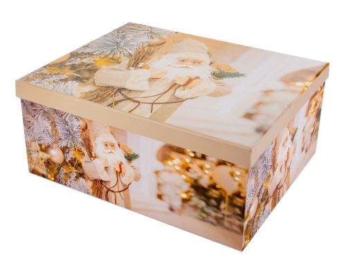 Подарочная коробка прямоугольная 35х27х15,5 см