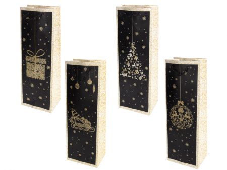 Подарочный пакет 12х35х9 см (бумага)