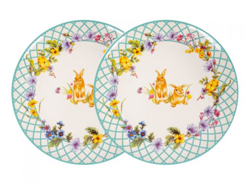 Набор тарелок из 2х шт "Funny bunny" 21см