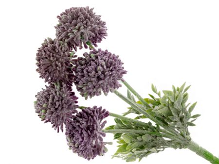 Букет дикого чеснока лиловый 30 см (пластик)