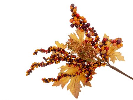 Веточка декоративная 40 см (пластик)